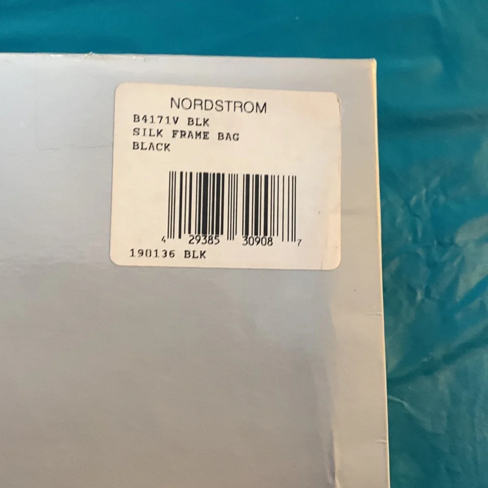 Almost new Nordstrom Brand Satin Evening Bag in Black